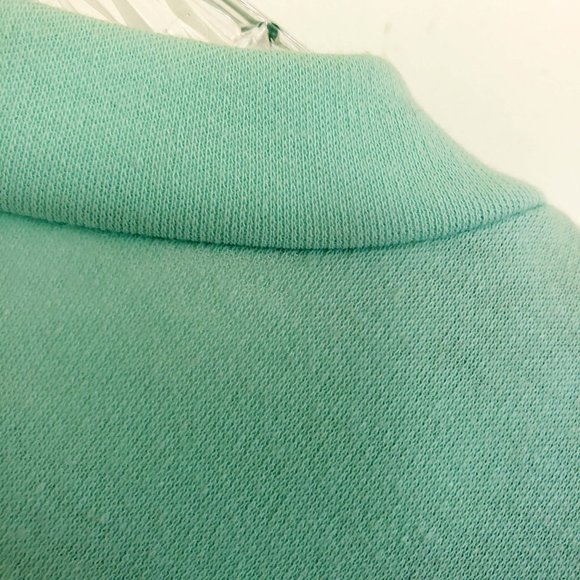 Linda Lori Women's Vintage 1992 Floral Sea Foam Scoop Neck Tee Shirt Top Blouse - Picture 9 of 13